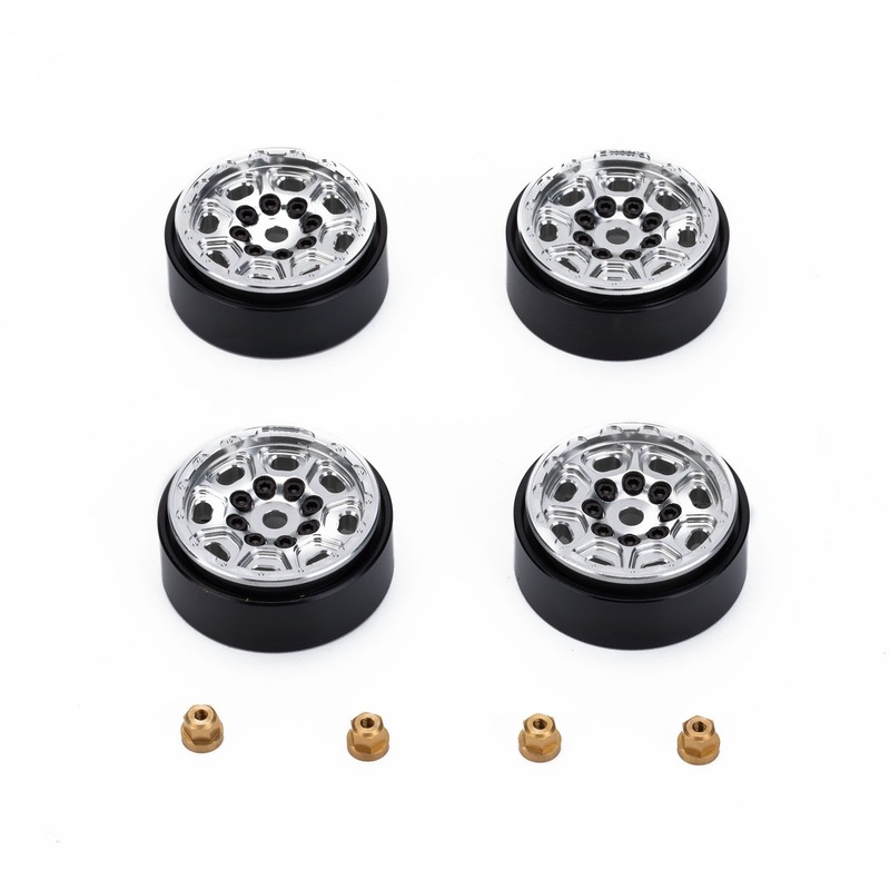 1.0inch リモートコントロールカー用ホイールハブ Axial 1/24 SCX24 90081 シミュレーションフォードライマ|undefined