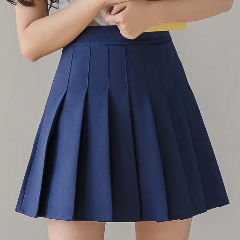 Spring and summer jk uniform skirt solid...