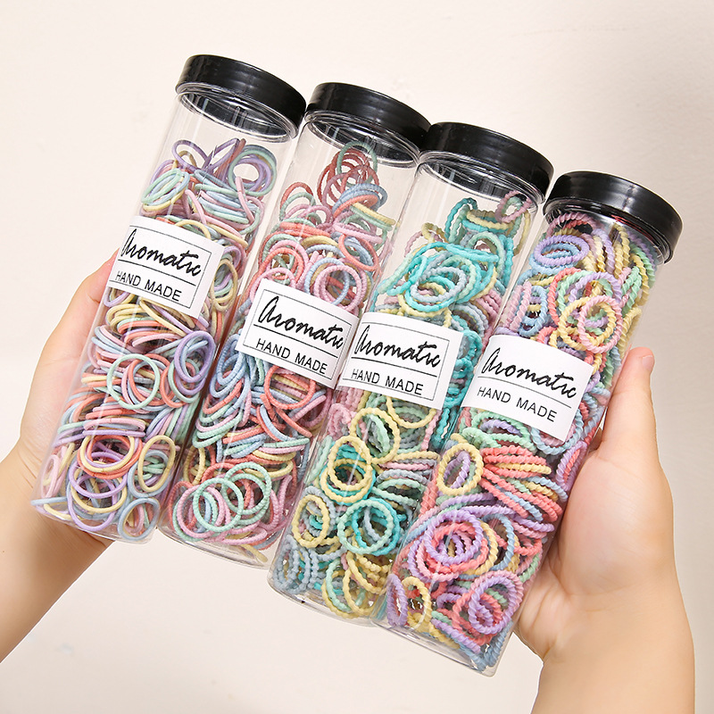 Hari Rope Korean version of children's candy color small hair rope elastic good ...
