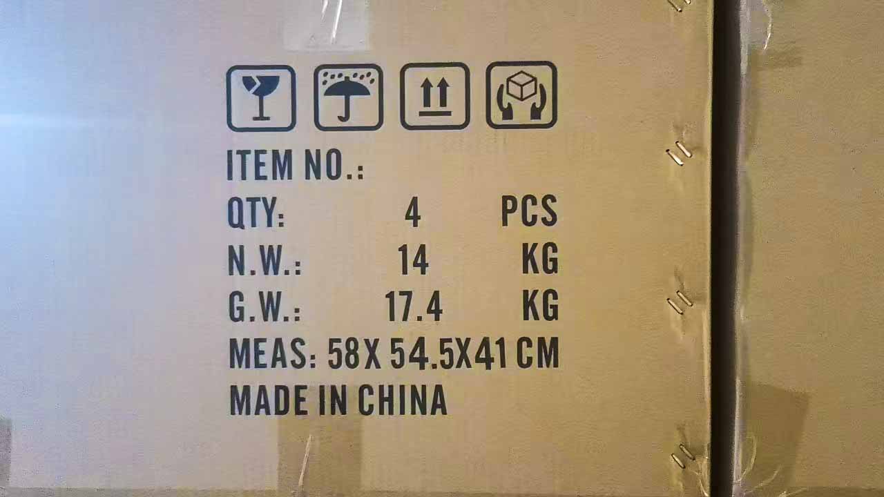 用泡沫盒的箱规