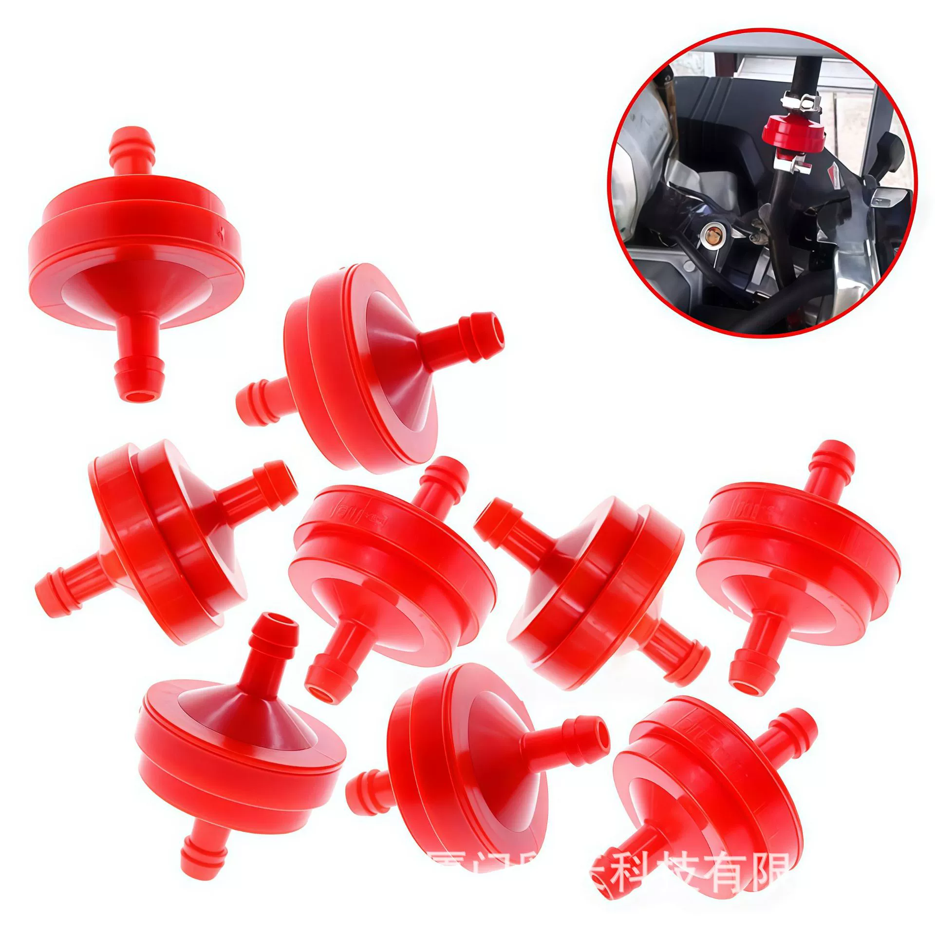 Фильтр масляный для садовой техники Baileton, красный, для бензопилы, универсальный, прямые продажи от производителя