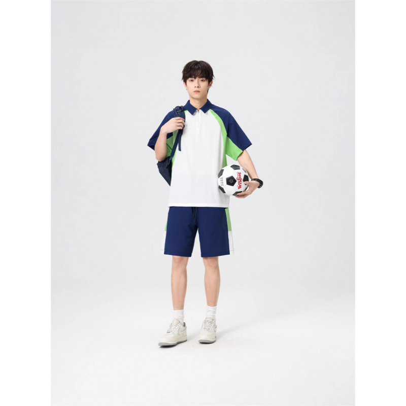 Traje de algodón de nuevo estilo de verano, ropa de tendencia de moda deportiva juvenil, ropa de grupo de padres e hijos para parejas