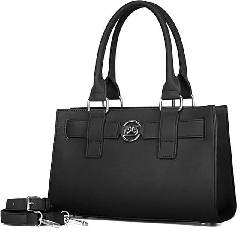 Women's One Shoulder Wallet and Handbag Crossbody Bag Top Handle Satchel Women's Wallet Black Premium
