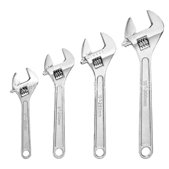 Factory wholesale 12 inch adjustable wrench industrial grade 10 inch adjustable wrench 8 inch 4 inch live wrench live wrench