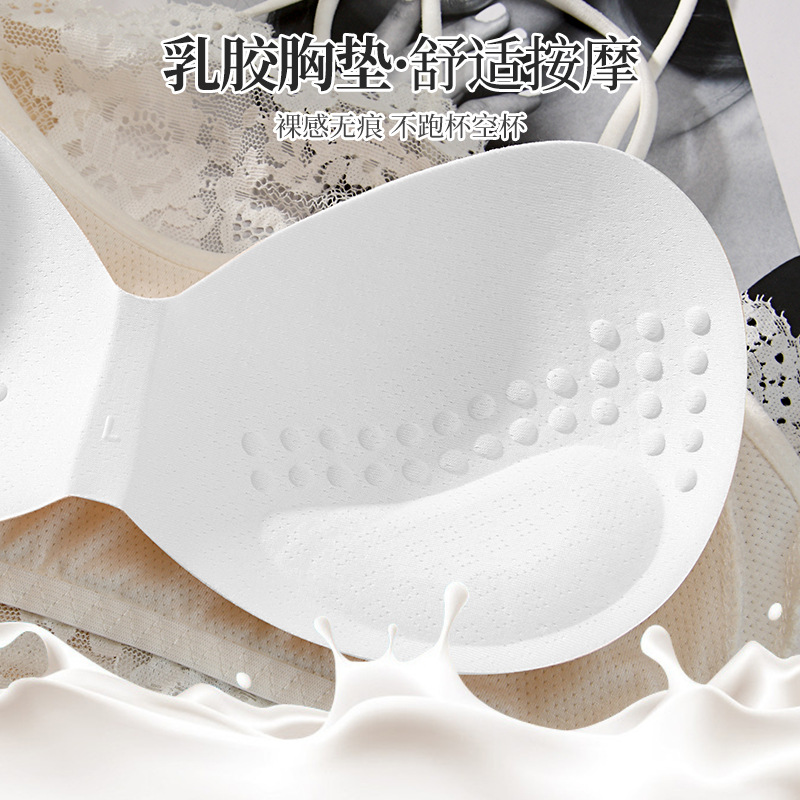 Belleza espalda sexy correa de hombro cruzada Correa envuelta en el pecho sin anillo de acero tocando fondo anti-exposición Sling chica tubo superior chaleco