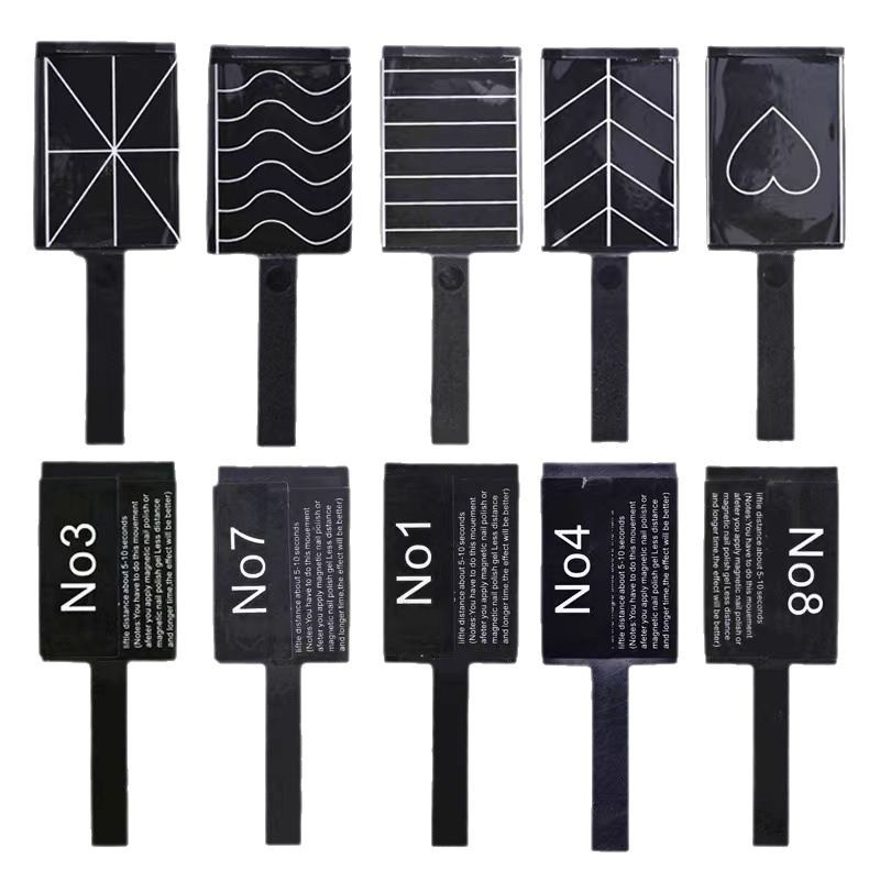 Arte de uñas de varios estilos, piedra de succión, ojo de gato, gato de amor, pegamento multifuncional, patrón de uñas de hierro, herramienta de imán al por mayor