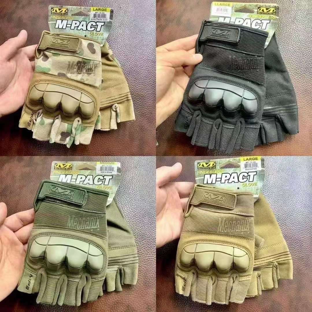 스파고 반 손가락 전술 장갑 남성 야외 스포츠 승마 미끄럼 방지 피트니스 군용 팬 오토바이 장갑