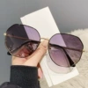 Black gold frame is ashes and purple