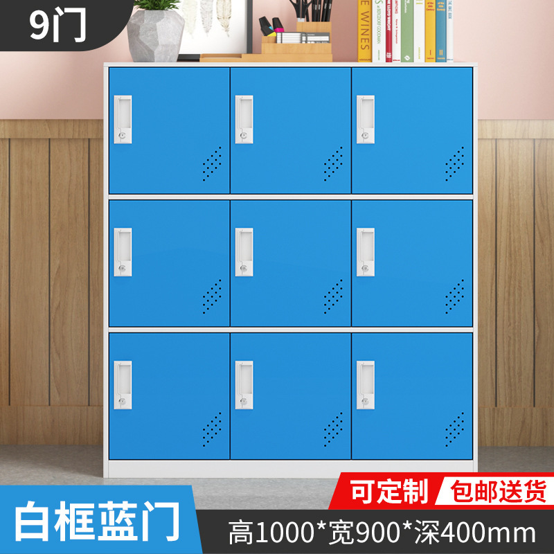 armario de color armario de almacenamiento de personal con bloqueo armario de almacenamiento de bolsas escolares estudiantes armario de zapatos armario de balcón armario pequeño armario de hierro