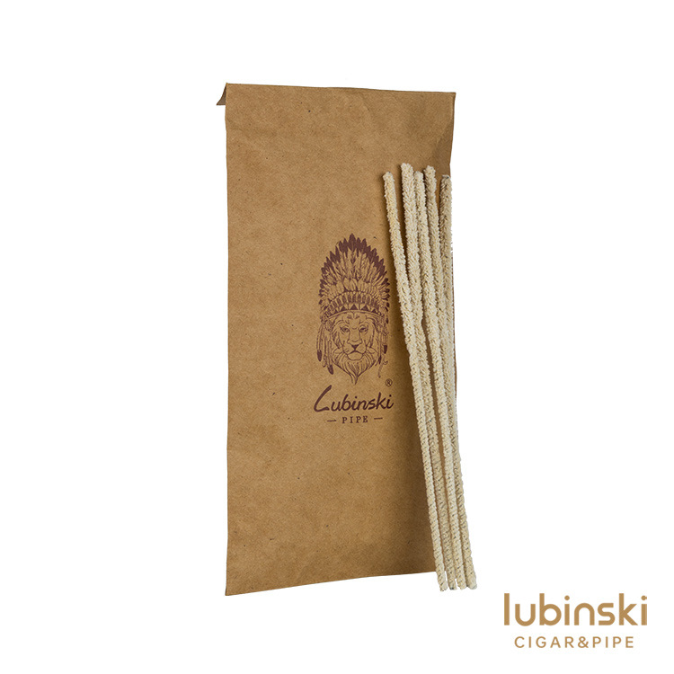 Lubinski pipe cleaning strips 50 pieces in paper bag cleaning cotton pipe LUBINSKI cleaning strips