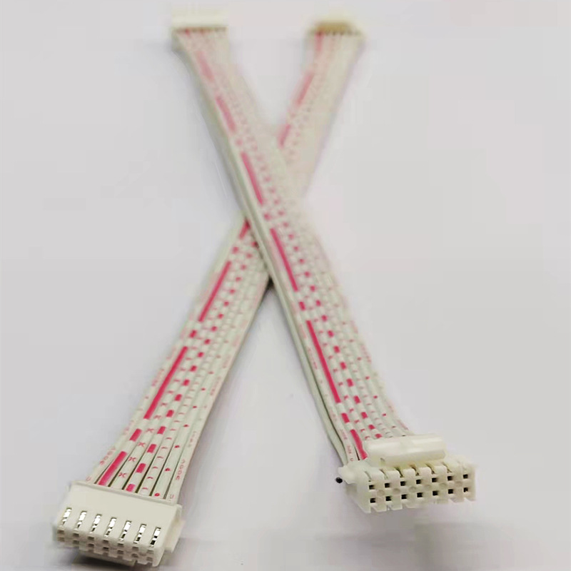 PHB端子线 红白排线 T2/A1/A10排线 PHB带扣端子线 2.0双排端子线