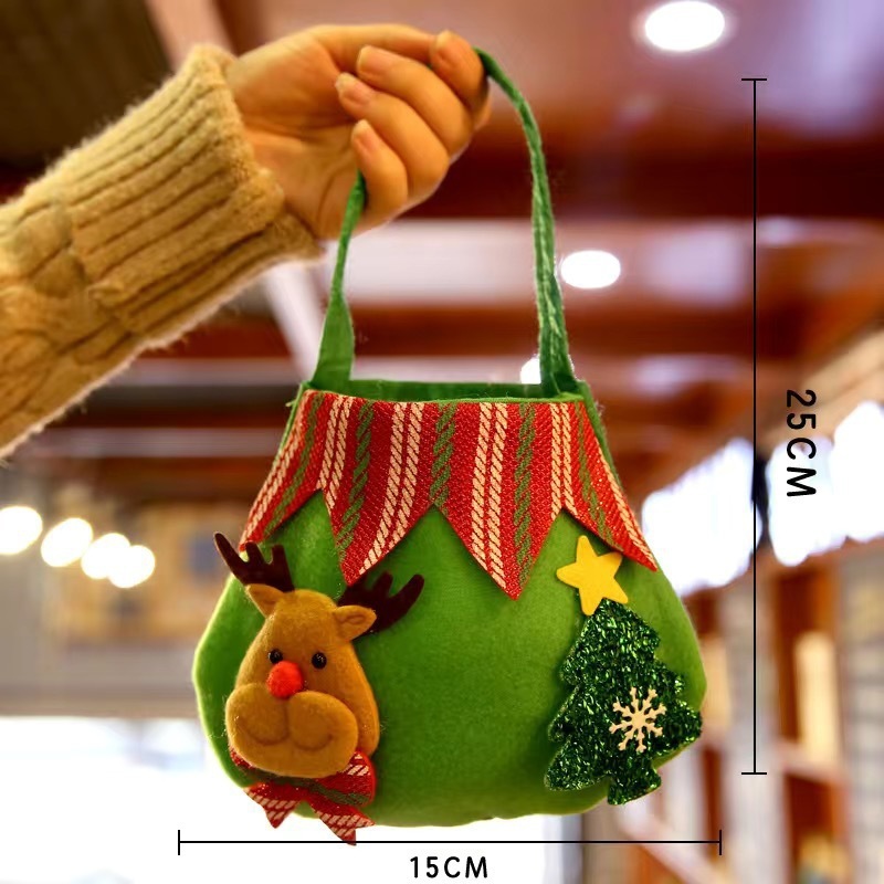 クリスマスキャンディーリンゴ袋子供プレゼント袋幼稚園キャンディー袋クリスマスキャンディー包装袋束口代発|undefined