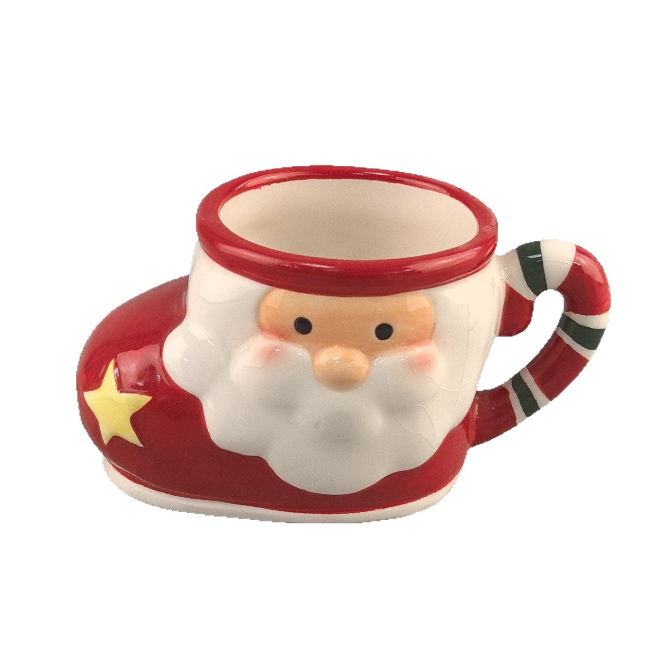 Decoración navideña transfronteriza, decoración de la escena del escritorio del hogar, accesorios, adornos, regalos, tazas de zapatos de Santa