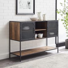 跨境餐边柜靠墙柜子储物柜客厅备餐置物柜家用茶水柜厨房橱柜碗柜