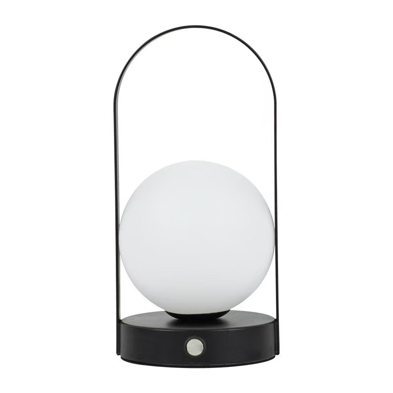 Lámparas de escritorio portátiles creativas para la casa de bodas, lámparas de cabecera del dormitorio rojas, un par de lámparas de escritorio de regalo de boda