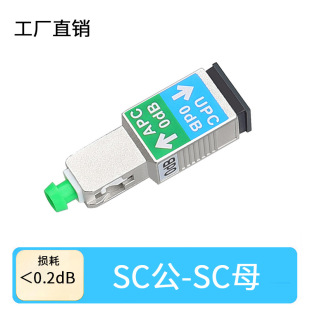 Light decay coupler SC male-SC female scupc-scapc router optical module connector optical fiber yin-yang transfer