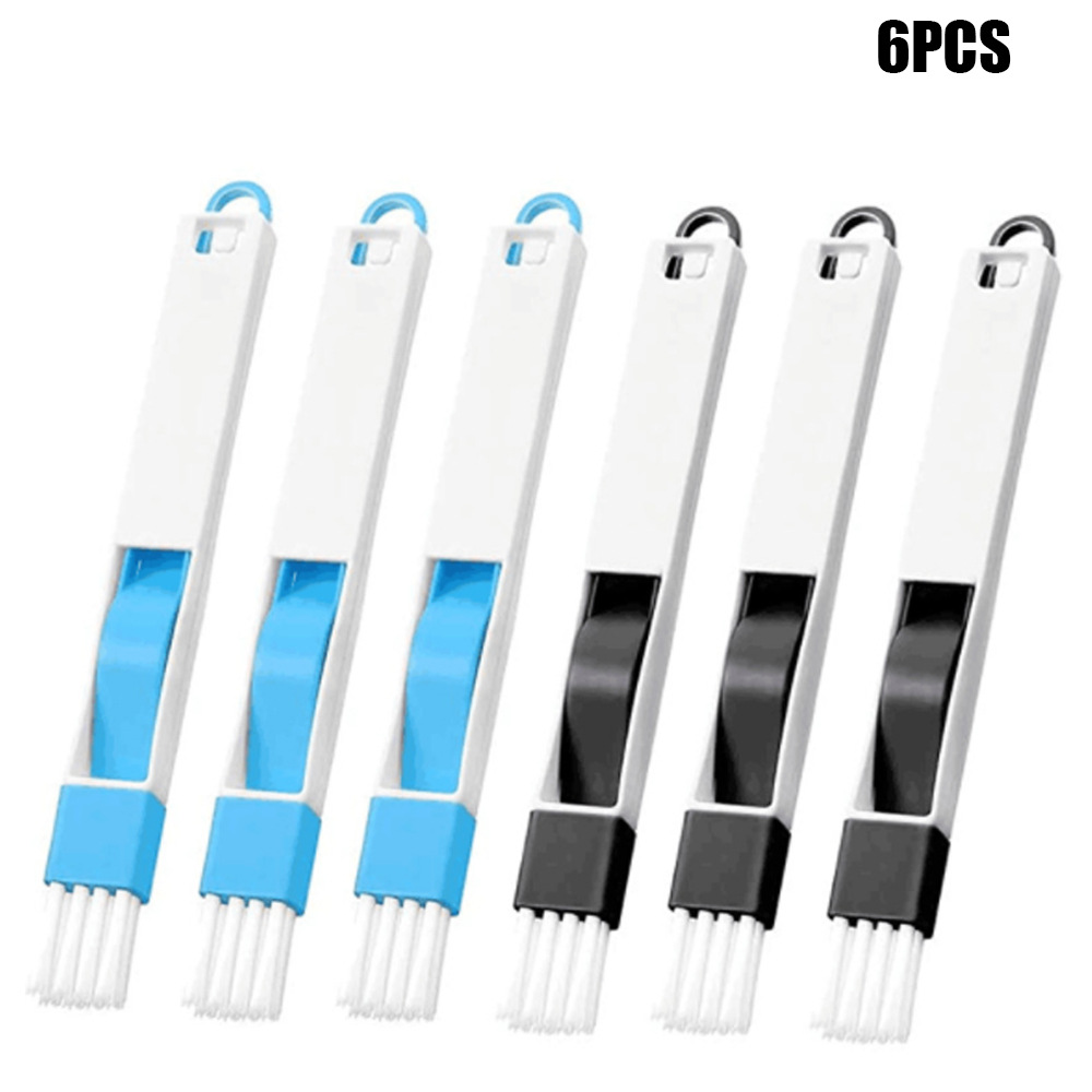 跨境热卖6件套百叶窗除尘刷家用沟间隙清洁工具用于百叶窗窗户