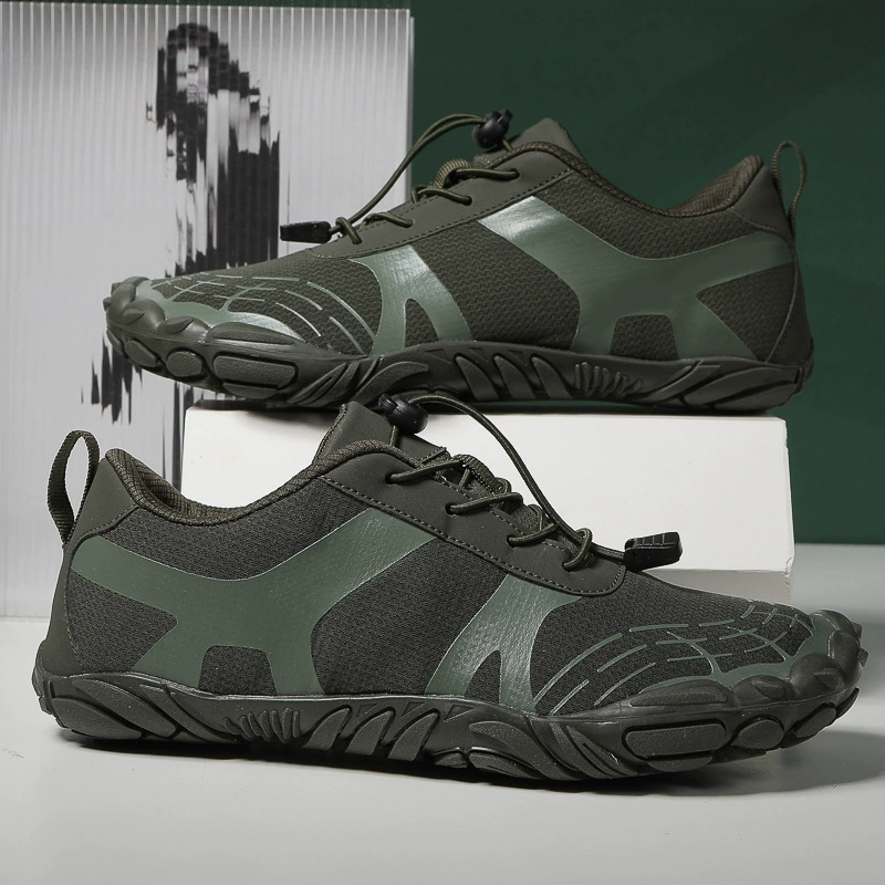На открытом воздухе альпинистская походная обувь с пятью пальцами утолщенные походные ботинки Пешие прогулки в помещении Йога Спортивный бег Фитнес-тяговая обувь