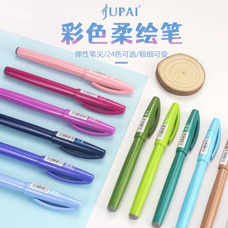 Новые национальные студенты с мягкой головой цветной быстросохненькой мягкой ручкой для рисования поздравительной открытки