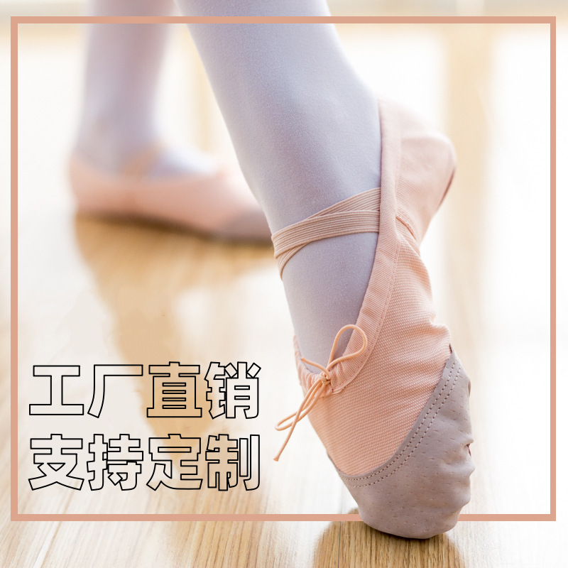 Adult Dance Shoes, Kidsren's Flesh-Colored Soft-Soled Practice Shoes, Cat Claw Dance Shoes, Chinese Ethnic Ballet Shoes