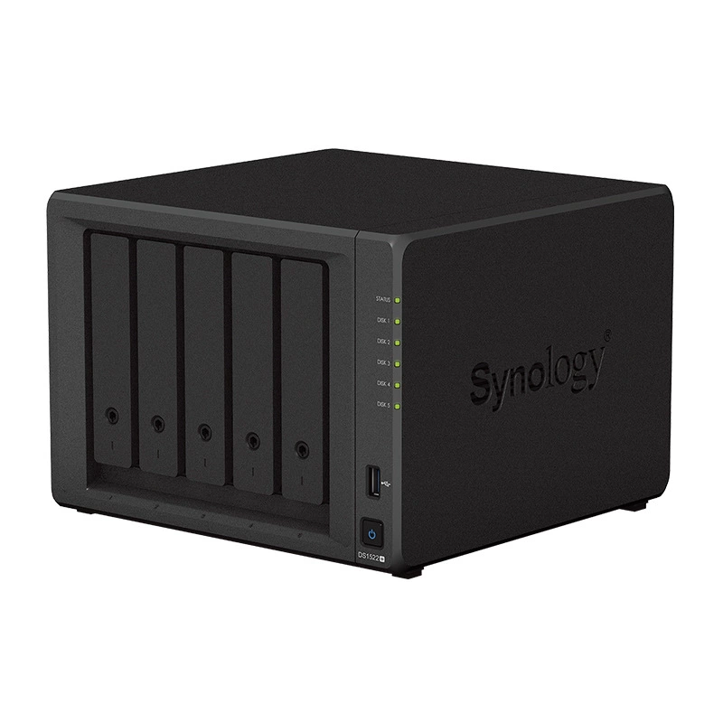Сетевое хранилище Synology на 5 дисков, сервер NAS DS1522+