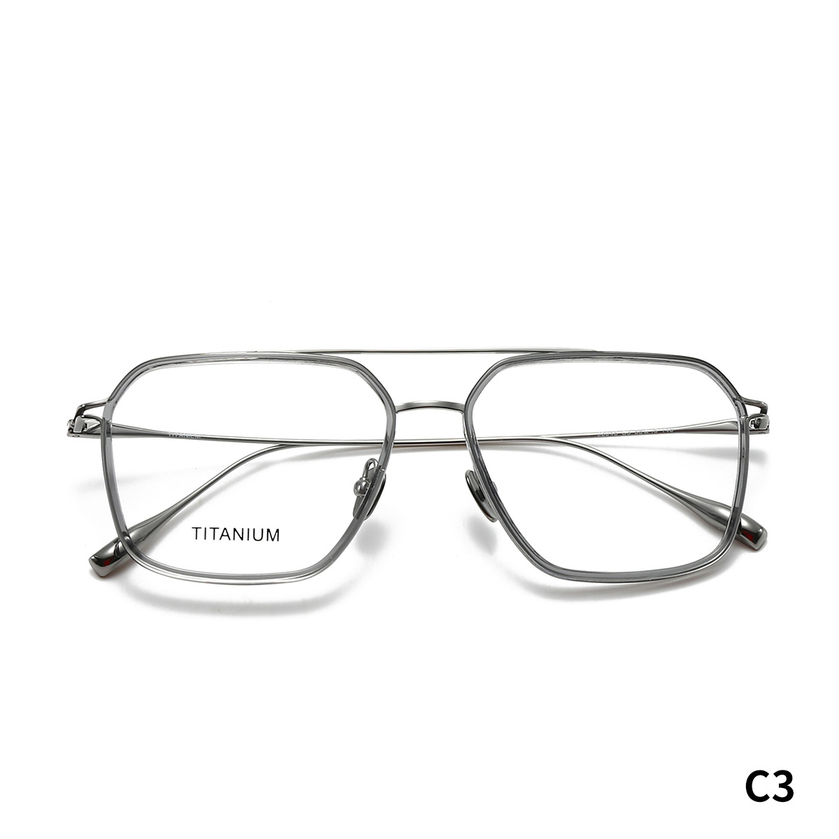 STUDIOMUKU gafas de madera cool para satisfacer a los grandes de la moda con un temperamento encantador de gafas de doble haz.