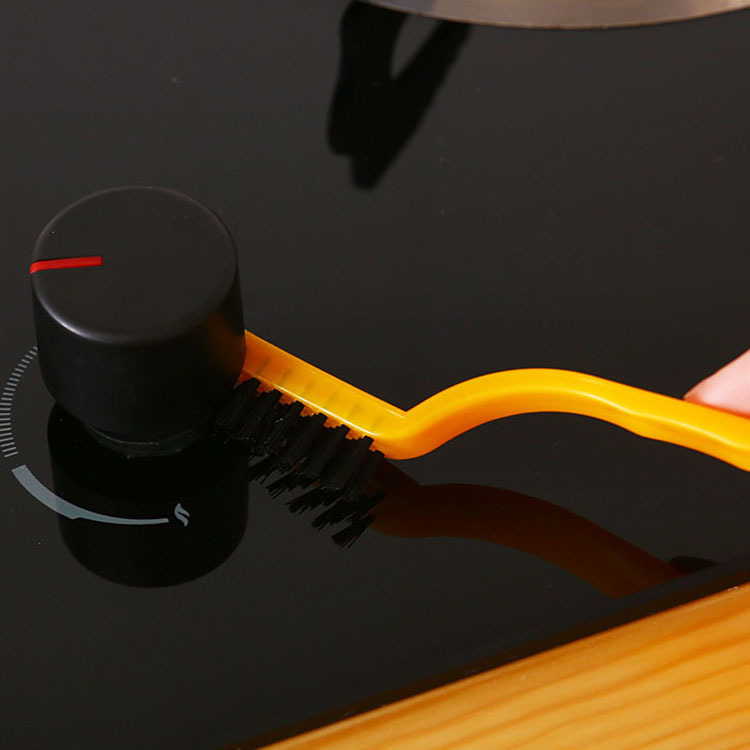 キッチン家庭用ブラシガスストーブ掃除ブラシストーブブラシ掃除ブラシギャップブラシツール鋼線サビ取りブラシ|undefined