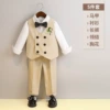 Vest, set, trousers, shirt, bow tie lapel pin, 5 pieces