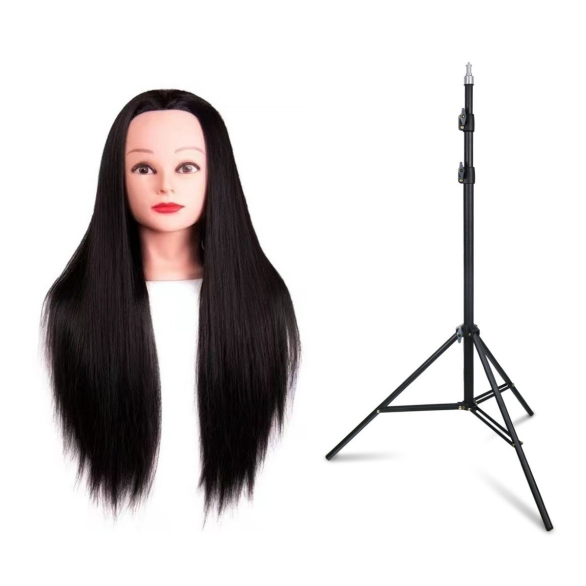 Fabricante mayorista de alta simulación de cabeza de peluquería principiantes ejercicio modelo de cabeza peluquería ejercicio modelo de cabeza