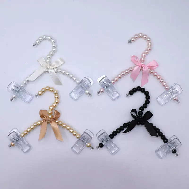 亚马逊热销宠物衣架 儿童裤架 珍珠时尚衣架 童装裤架