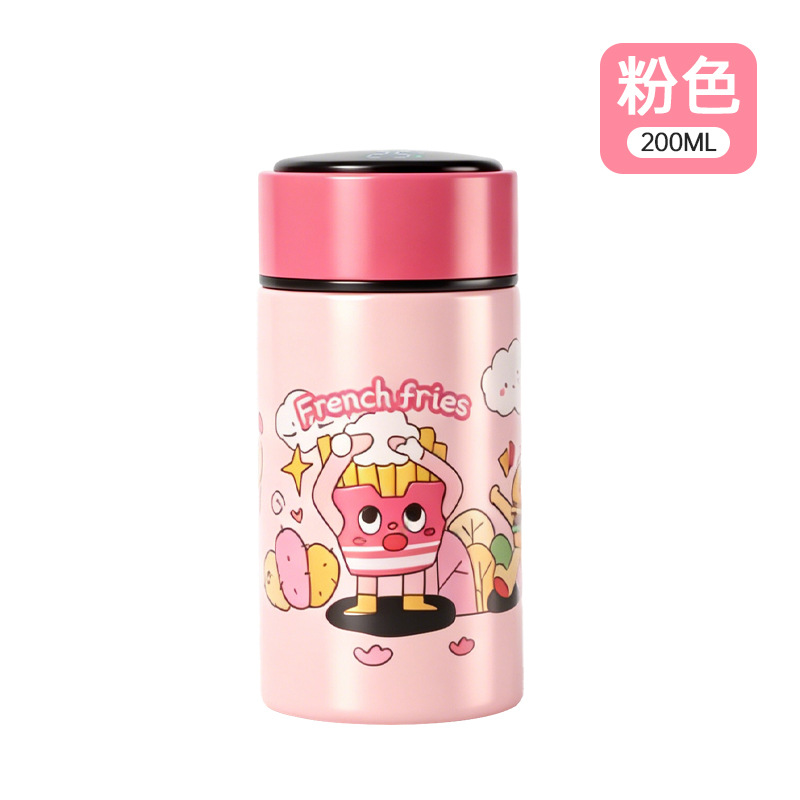 Mini termo al por mayor, pantalla inteligente de temperatura, taza de acero inoxidable 316, compacta y portátil, taza de agua aislada de grado alimenticio 304 image 13