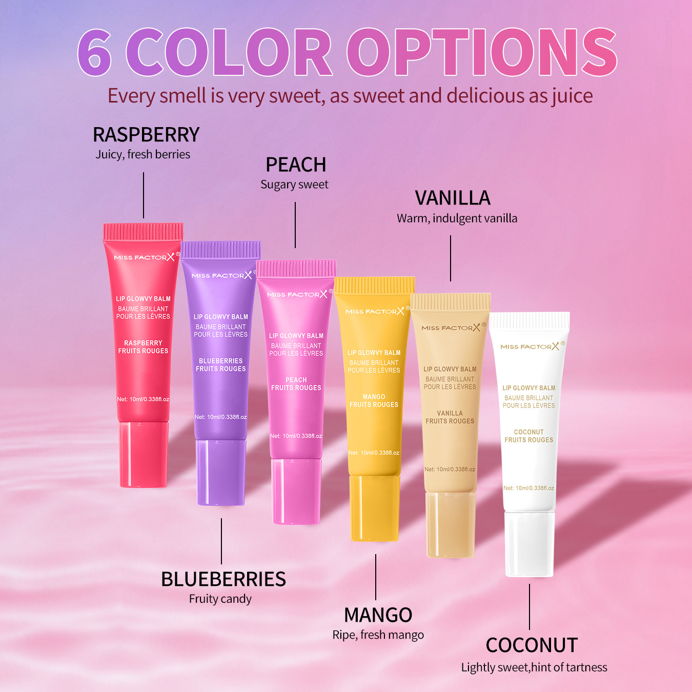 Cross-border Exclusive 6-Pack Moisturizing Oil, Glossy Primer, Essential Lip Oil Set For Autumn And Winter Care_voghion.com