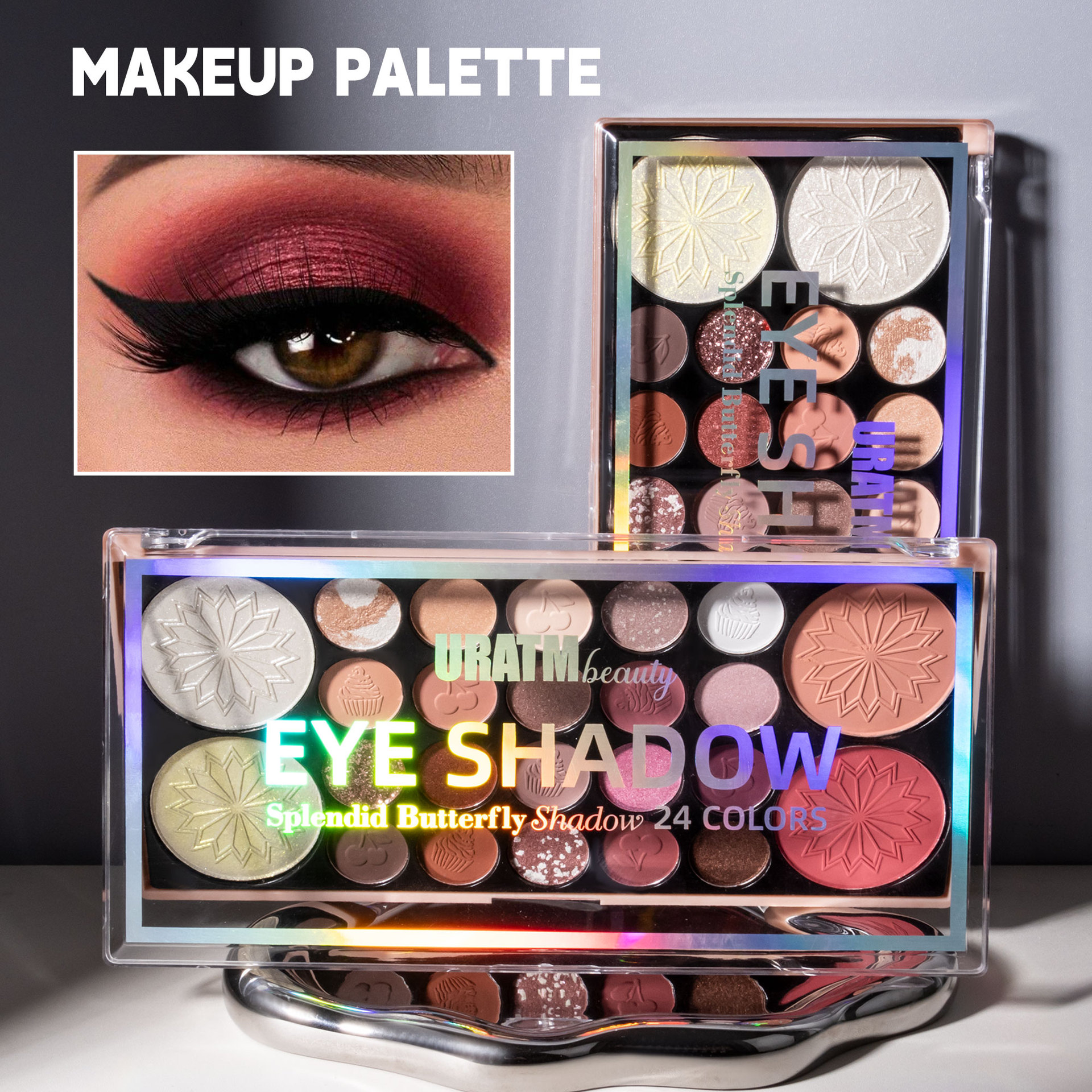 Cross-border bestseller: 24-color multi-functional all-in-one makeup palette, matte, pearlescent, eyeshadow, lipstick, blush, contour and highlight all in one Item Picture
