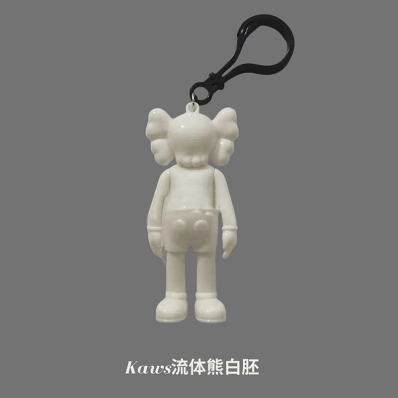 液体熊白胚材料バッグ卸売りドリル熊diy暴力熊胚キーホルダー流体アクリル顔料|undefined