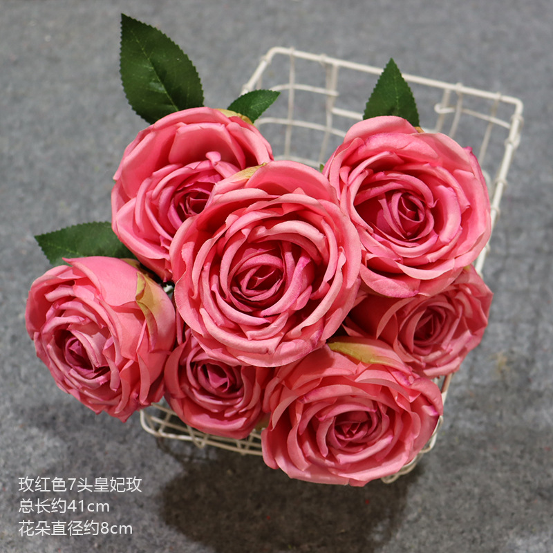 Rose Red 7 cabezas concubina imperial Rose