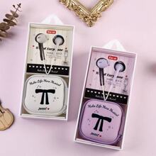 新品耳朵先森蝴蝶结收纳包有线带麦耳机E-451TYPE-C插口可兼容i15