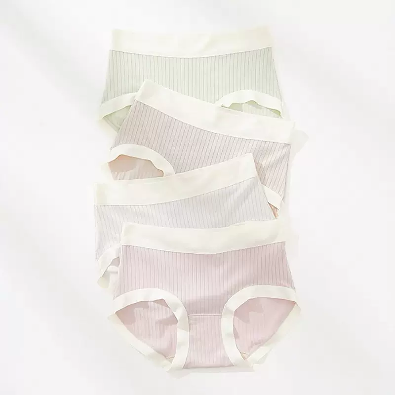 80支天丝莫代尔内裤女生舒适透气蚕丝三角裤防夹臀中腰女士内裤