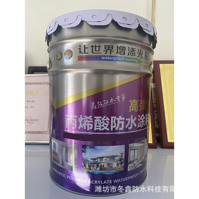 丙烯酸防水涂料 工厂用室外丙烯酸抗裂涂料 外墙水性漆丙烯酸防水