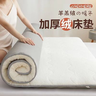 winter Sherpa mattress household Cushion thickening keep warm student dormitory Single Foam pad Tatami Mat