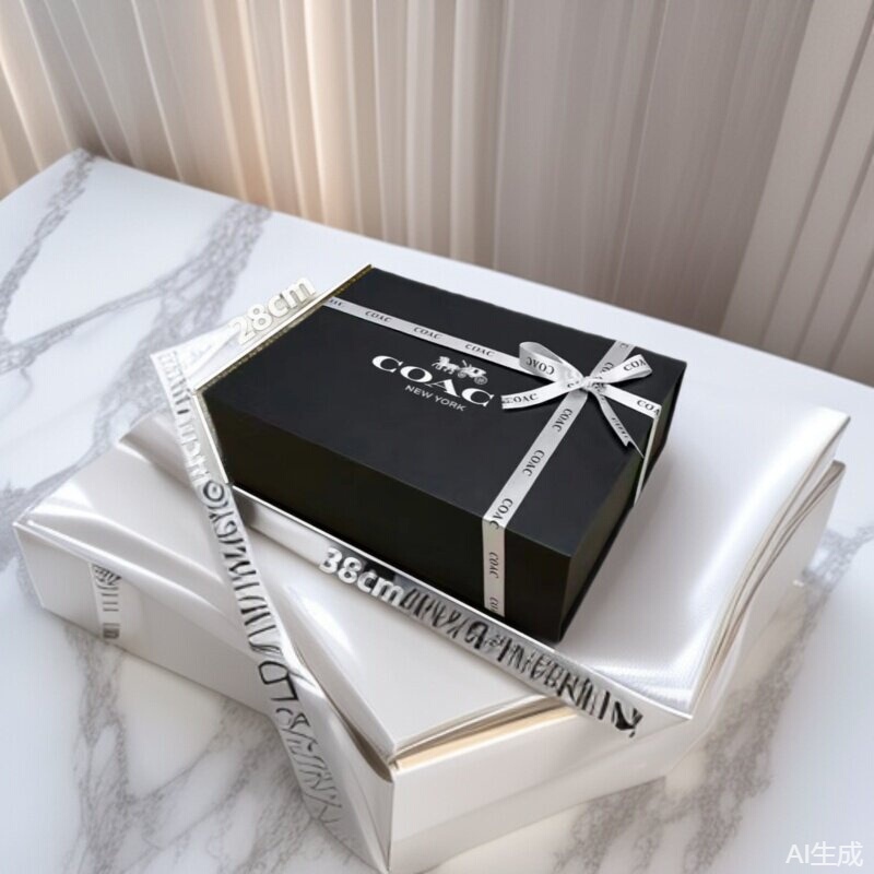 Original Mold-Made European and American Luxury Product Packaging Coach Folding Gift Box Custom Logo Packaging Box in Stock High Quality