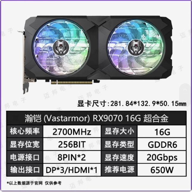 Brand New ()Rx9070-16Gd6 Super Alloy Oc