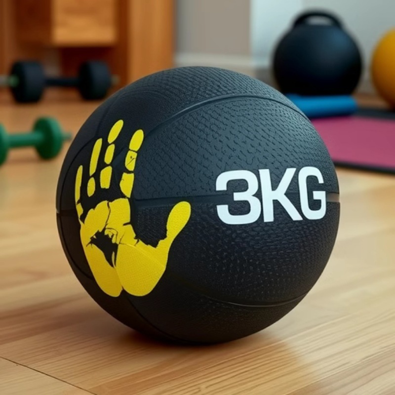 Palma de goma medicina bola de entrenamiento de cintura y abdomen entrenamiento de rehabilitación bola de equilibrio de gravedad inelástica bola de rehabilitación de fitness