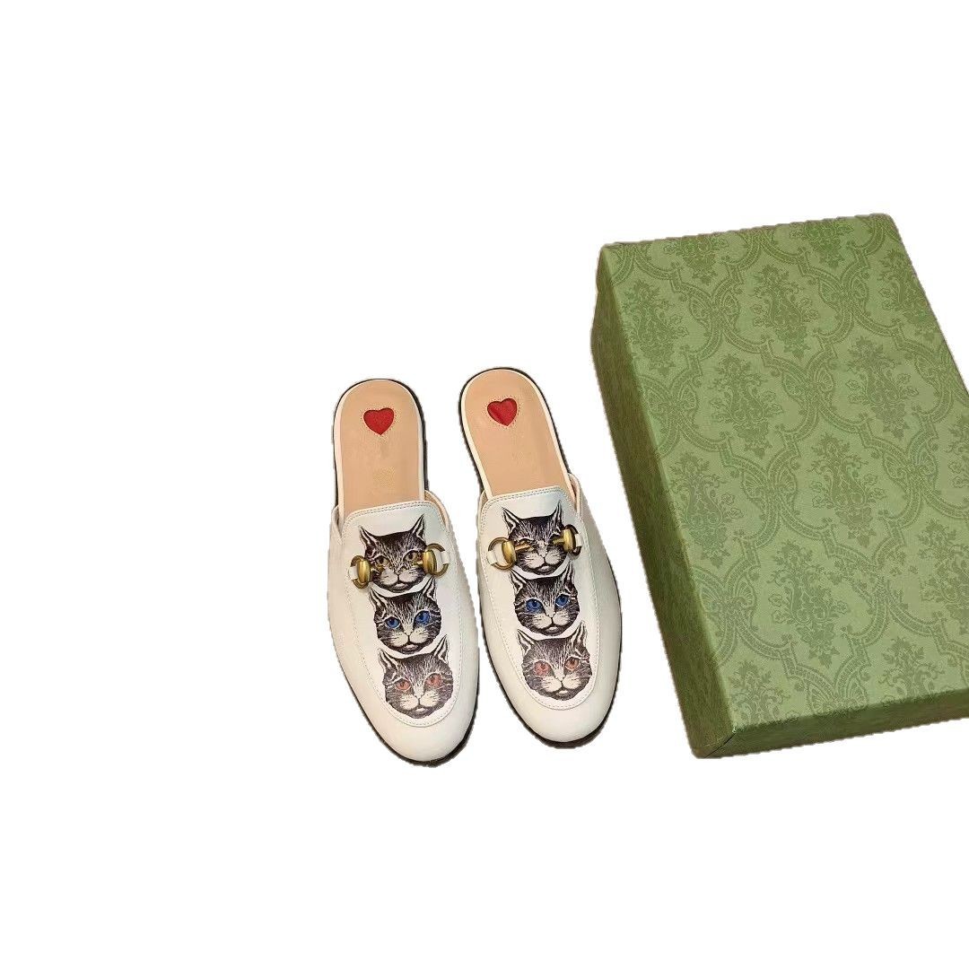 Zapatos tipo mule con hebilla de rienda, cuero genuino, suela plana, sin cordones, estilo casual, suela suave, tallas grandes 41-43, cómodos.