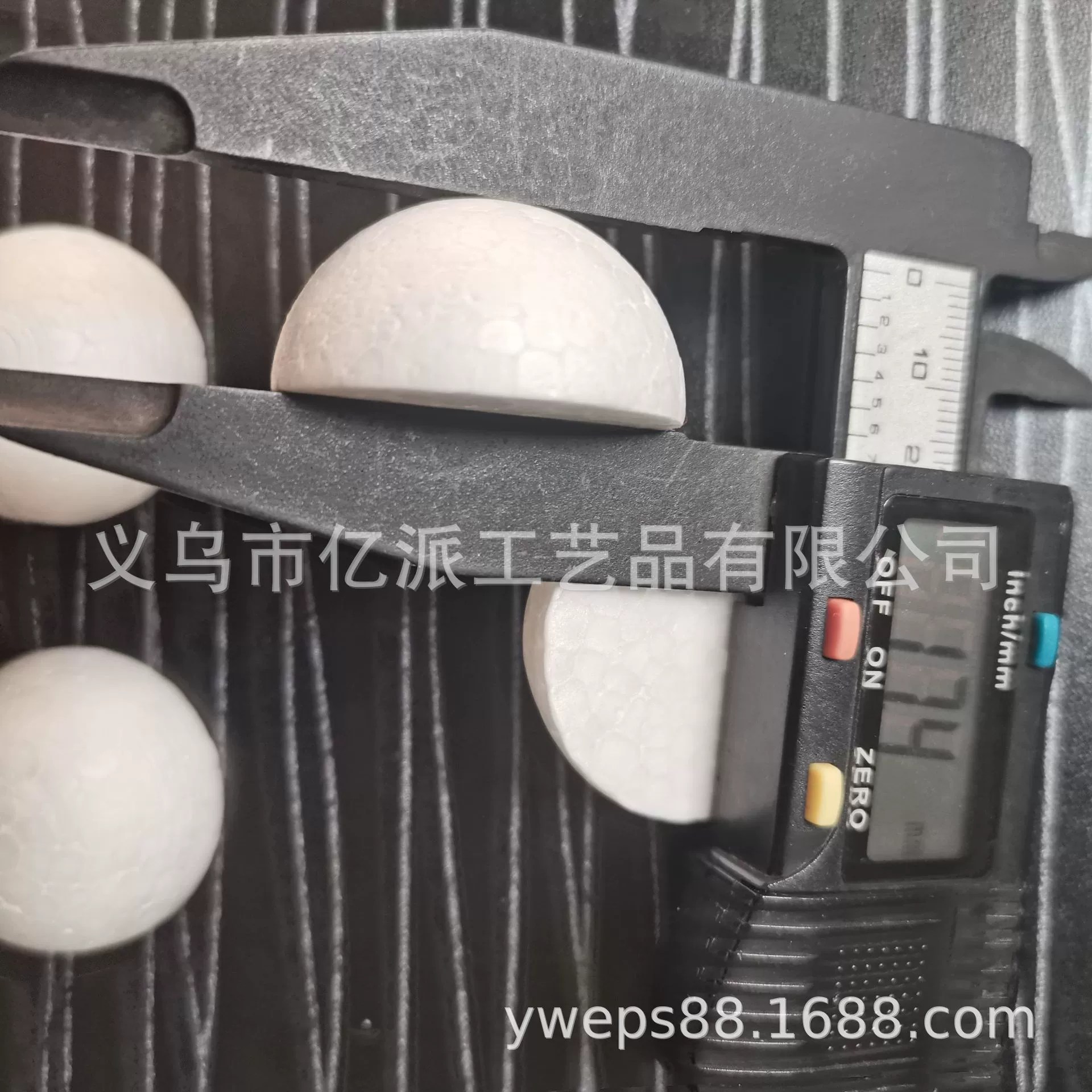 3.5 cm exported styrofoam hemisphere environmentally friendly decorative supplies creative foam solid ball creative decoration