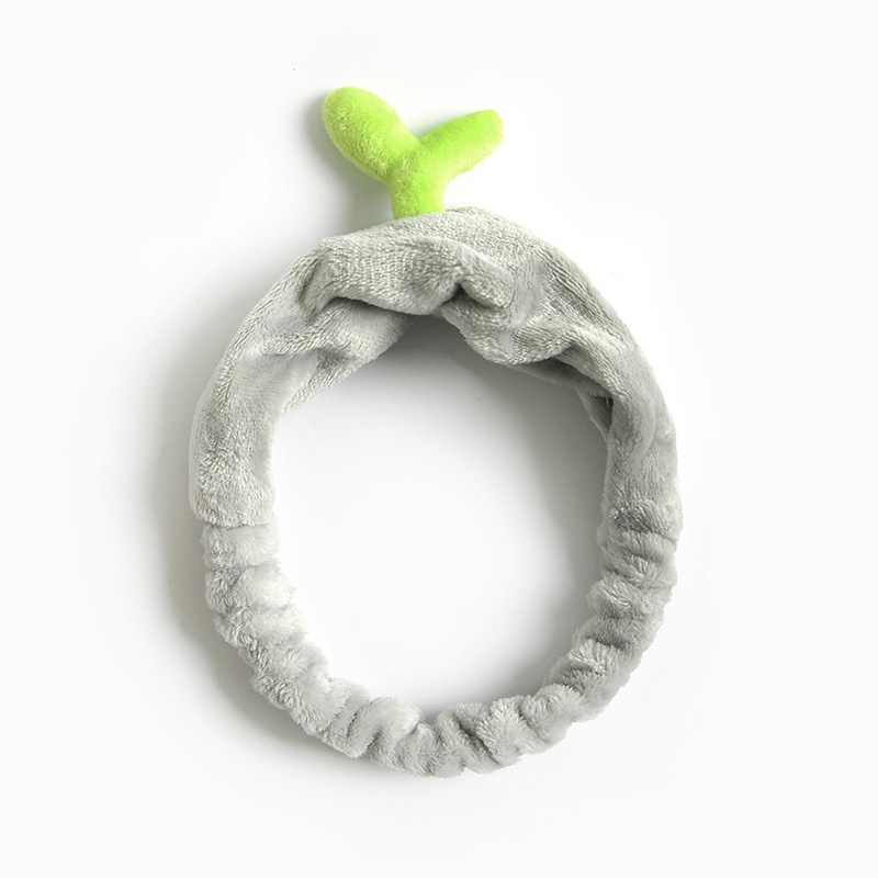 Estilo japonés y coreano cactus fresco brote de frijol plántulas banda para el cabello lavado facial banda para el cabello creativo Mori Girl Internet celebridad accesorios para el cabello simples