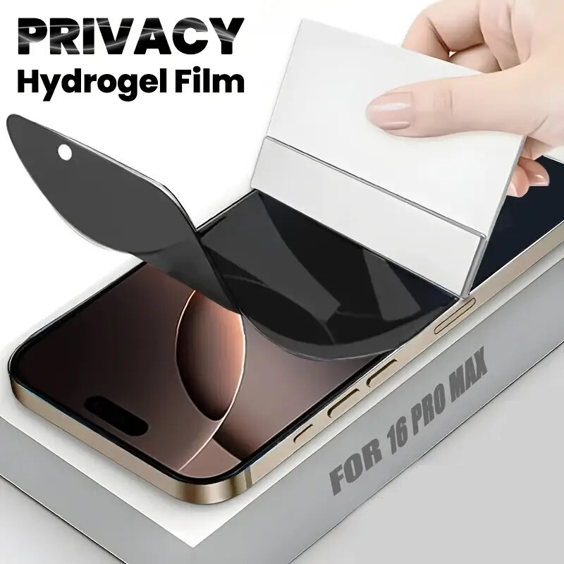 Suitable for Apple 16 Anti-Peep Hydrogel iPhone 7 Privacy 16 Phone Film 8Plus Full Screen X/11 Soft 12/13/14 Suitable for Apple 16 Anti-Peep Hydrogel iPhone 7 Privacy 16 Phone Film 8Plus Full Screen X/11 Soft 12/13/14