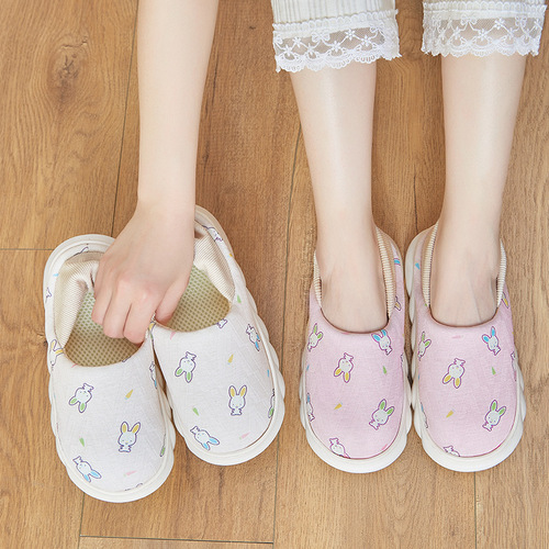 居家薄款夏季月子鞋产后包跟软底地板厚款孕妇产妇防滑孕妇拖鞋