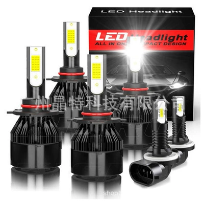 headlight suit combination headlight | Ön faralar - c6-black-pack-of-6-90059006881-black-and-white