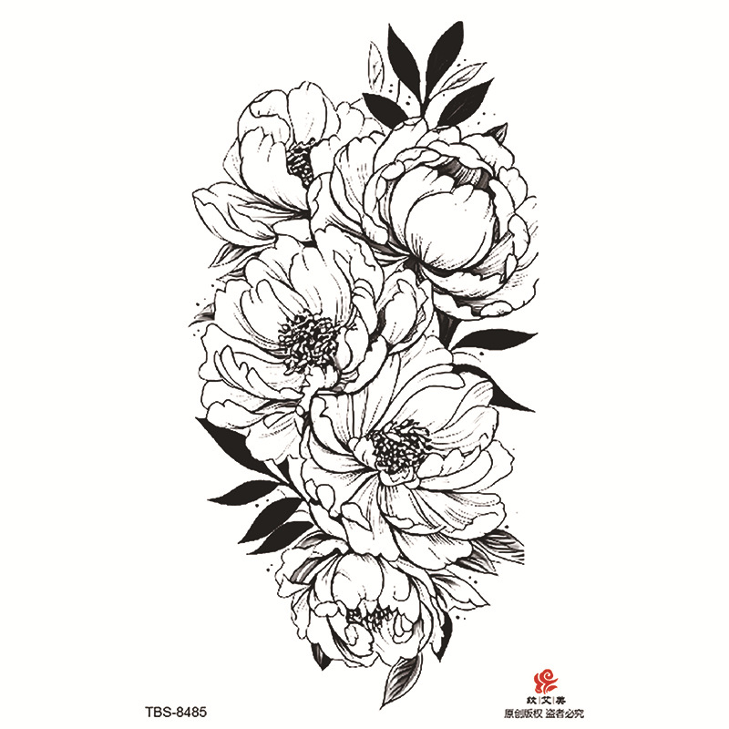 Pegatinas de tatuaje impermeables de brazo completo pequeño, símbolo de tótem, pegatinas de brazo pequeño, conjunto de ensamblaje al por mayor, suministro transfronterizo