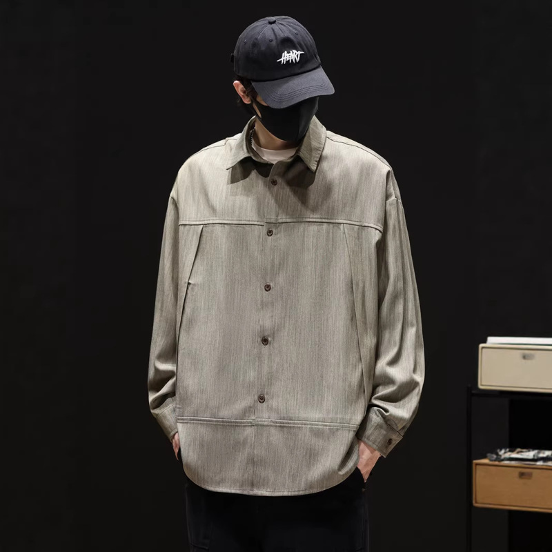 Mountain-Style Outdoor Shirt Men's Jacket Long-Sleeved Spring 2026 New Casual Clothing Versatile High-End Tops